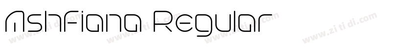 Ashfiana Regular字体转换 Ashfiana Regular字体转换